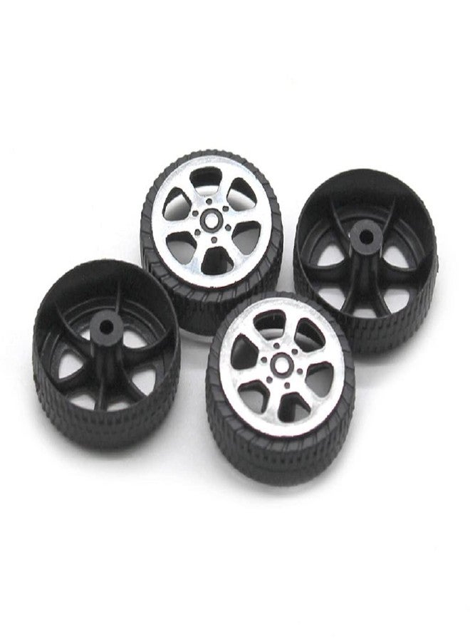 Alextend 20 Pcs Toys Wheels 1.9x6.7x20mm Plastic Tire for 2mm Shaft DIY Model Toy RC Car - Image 3